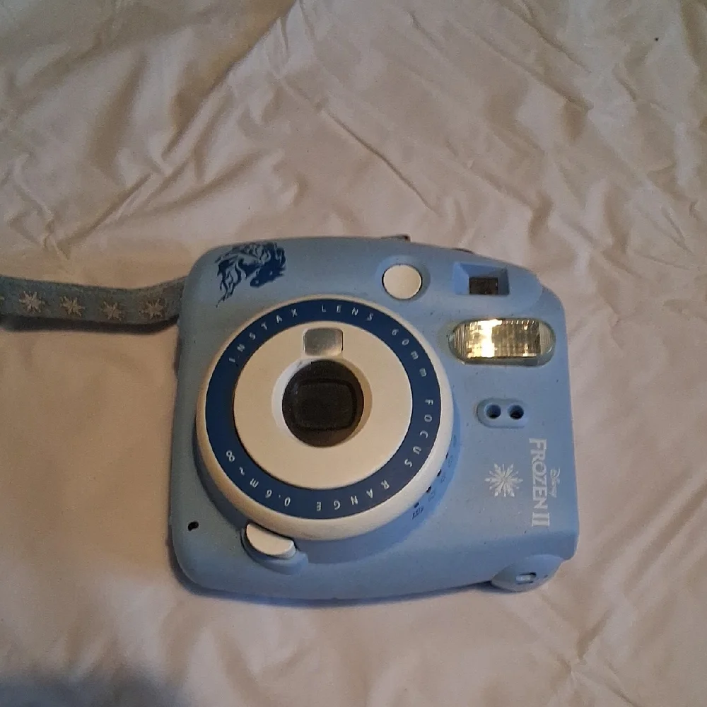 Kodak Blue Simulated Camera Instant Photo